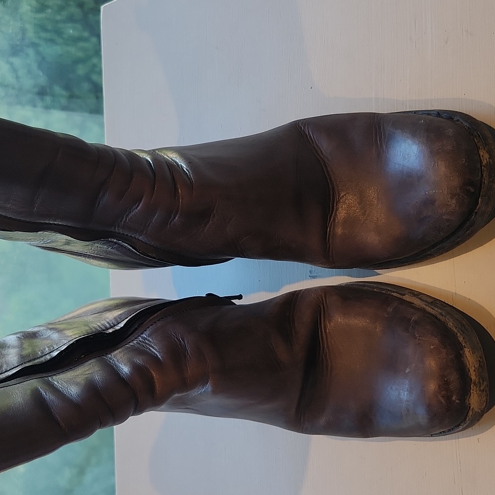 Costume National Brown heeled boots 38.5